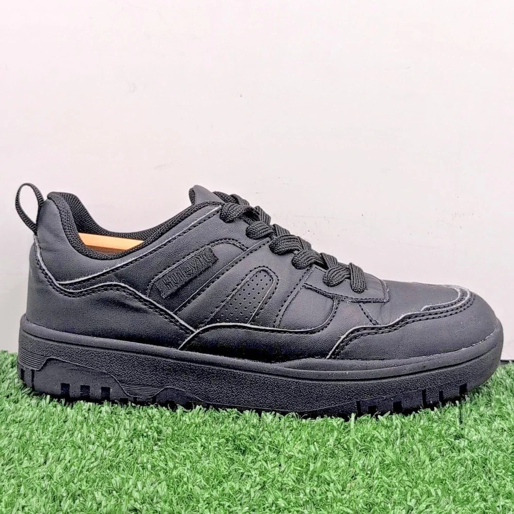 Hurley Jason Shoes Kids‎ Size 3 All Black Daily Active Skater Sneakers - Skate